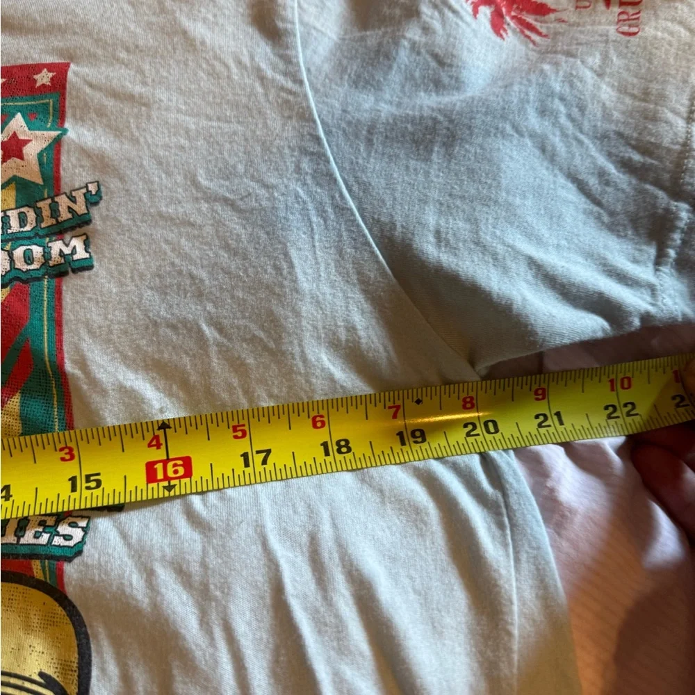 Grunt Style Patriotic Graphic Tee Shirt , Light Blue, Size Large. - Picture 11 of 11